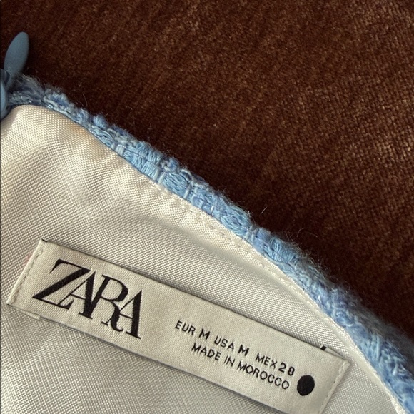 Last 🔥 ZARA blue textured romper - Picture 6 of 9